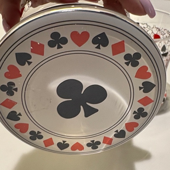 Playing Card Themed Glass Tumblers vs - Picture 4 of 5
